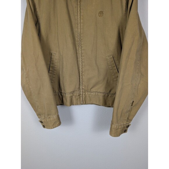 Timberland Weathergear Vintage Y2K 2003 Tan Cotton Canvas 11450 Work Jacket Sz M - Picture 4 of 16